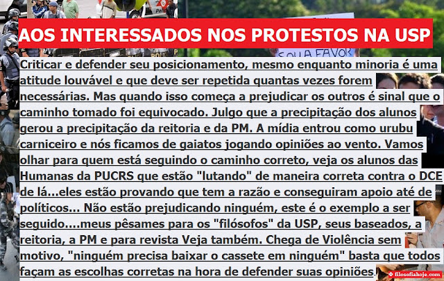 absurdos violência maconha USP filosofia