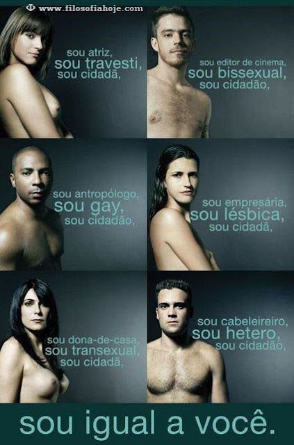 sou cidadão travesti bissexual gay lesbica trans hetero igual